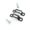 Conector Invisible Dos en Uno de Acero al Manganeso Templado Reforzado para Gabinetes y Armarios, Tornillos de Montaje Ocultos sin Agujeros, Sujetadores de Clic, Ferretería