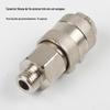 Tubo de ar de alta pressão conexão rápida europeu três em um troca rápida conector de plugue interno e externo G1/4 conector fêmea de fio externo