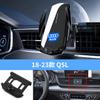 Soporte de Carga Inalámbrica para Teléfono Móvil y Soporte para Teléfono Móvil de Apertura y Cierre Eléctrico con Sensor Infrarrojo Dedicado para Audi A6L y Otros Coches