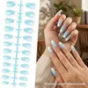 Pontas de Unha Brancas Lisas Estilo Francês Mais Vendidas da Amazon com Toque de Luxo, Unhas Postiças, Unhas Usáveis, Alongamentos de Unha