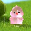 Paisagem em Miniatura Transfronteiriça Tigela Criativa que Brilha no Escuro Figurinhas de Galinha Decorações DIY Acessórios de Sacola Surpresa Mini Enfeites de Mesa