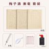 Pincel de vino de ciruela, escritura regular inferior, cuaderno de copia de caligrafía, cuerpo delgado de oro, línea de gancho, Song Huizong, principiante para practicar la pintura china, pintura megonométrica