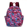 Mochila Estampada da Moda, Novo Modelo Transfronteiriço, Grande Capacidade, Mochila de Nylon Casual para o Dia a Dia, Mochila Escolar Pequena Estilo Coreano, Versátil