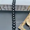 Nueva Cinta de Doble Cara con Cuentas y Accesorios de Código de Barras, Accesorios para Ropa de Mujer de Encaje Estilo Chanel, Decoraciones en Blanco y Negro
