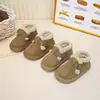 Zapatos Birkenstock para Niñas 2026 Invierno Nuevas Llegadas Zapatos de Algodón con Pelo de Doble Capa de Felpa para Niños Zapatos de Algodón Cálidos con Suela Suave Engrosada para Niños