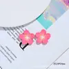 Flor de Melocotón Flor de Cerezo Crema Adhesiva Funda de Teléfono Bolsa de Materiales para DIY Papelería Hecha a Mano Caja de Papelería Accesorios para el Cabello Accesorios de Resina