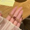 Pulsera de Cristal de Cabello de Ángel Dorado Natural Estilo Chino Nuevo para la Riqueza Moda para el Trabajo Simple Elegante Celebridad Amatista para Mujer