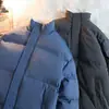 Chaqueta acolchada de algodón para hombre, nueva de invierno, estilo Hong Kong, marca de moda, chaqueta acolchada de terciopelo de cordero, chaqueta acolchada de algodón con forro polar, engrosada, para mantener el calor, traje de pan para parejas, hombre