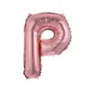Globo de Película de Aluminio con Letra A-Z Versión Delgada de Belleza Imitación 16 pulgadas Globo de Papel de Aluminio Dorado Plateado Oro Rosa Decoración para Fiesta Festiva