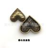 Botão Spot Retro Suéter Casaco Botão de Casaco Bronze Moldado 28mm Botão Polygonal de Liga