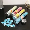 Papel Jabón para Lavado de Manos al Aire Libre, Hojas de Jabón, Papel para Lavado de Manos Empacado en Tubo de Viaje, Hojas de Jabón Desechables, Hojas de Lavado de Manos con Forma de Pétalo