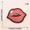 Parche bordado de lentejuelas zapatos de tacón alto lápiz labial bolso accesorios suministro transfronterizo bordado a máquina logotipo bordado pegatinas de tela