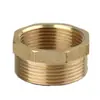 Suministros del Fabricante Conectores Reductores de Rosca de Cobre con Rosca Interna y Externa, Accesorios Hexagonales de Latón de 4 Puntas Completamente de Cobre para Tuberías de Suministro de Agua