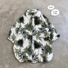 Camisa Floral Masculina Manga Curta Vetiver Estilo Coreano Solta Verão Retrô Tendência 2025 Tamanho Grande Feminina Bonita Havaiana