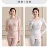 Conjunto de Ropa Interior Térmica de Otoño para Mujer, Sin Costuras, Cálido, Moldeador del Cuerpo, Capa Base Superior e Inferior, Nuevo Estilo para Otoño e Invierno