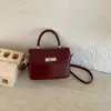 Bolsas de Nicho de Gama Alta para Mujer 2025 Nuevo Bolso de Mano de Invierno Bolso Pequeño Cuadrado de Moda Simple Versátil Bolso de Hombro Cruzado