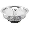 Malla Filtrante Gruesa de Acero Inoxidable para Fregadero de Cocina, Colador Universal Estilo Antiguo para Fregadero y Lavabo de Verduras, Herramienta de Filtrado de Residuos