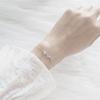Pulseira de pedra da lua estilo coreano, estilo Mori feminino, pulseira em formato de estrela, presente, moda, fresco, incrustado de diamante, estrela, lua, namorada, pulseira