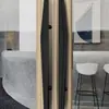 Nuevo Manija de Puerta Corredera de Vidrio Estilo Chino Antiguo Manija de Puerta de Acero Inoxidable Minimalista de Lujo Ligero
