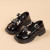 Zapatos de Cuero para Niñas Estilo Verano 2026 Nueva Moda Elegantes Zapatos de Princesa para Niños Mayores Estilo Británico Zapatos Planos para Niñas Pequeñas