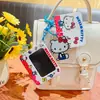 Llavero Colgante Dibujo Graffiti Auténtico Sanrio Hello Kitty Gato Kt Pareja Llavero Bolso Regalo