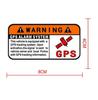 Calcomanías antirrobo para bicicleta calcomanías reflectantes con seguimiento GPS