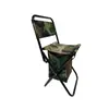 Cadeira/Bolsa de Pesca Mochila Camuflada Dobrável Confortável Portátil Tecido Oxford 600D Cadeira Dobrável Produção Atacado