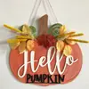 Decoración de Hogar Otoñal de Amazon Calabaza Colgante de Bienvenida para Puerta Puerta Principal Patio Fondo de Granja Pared
