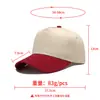 Gorra de Béisbol de Cinco Paneles de Algodón Puro Transfronteriza Europea y Americana, Gorra de Camionero, Bordado Personalizable y Logo Impreso, Gorra con Visera Unisex