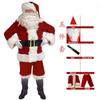 Ropa navideña europea y americana terciopelo dorado ropa de Papá Noel ropa para actuación escénica ropa de actuación venta al por mayor entrega