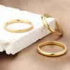 Anillo Dedo Índice Sansheng III para Mujer Acero de Titanio Superficie Extremadamente Fina Brillante Esmerilado Anillo Pequeño Liso ins Conjunto de Pareja Anillo Conjunto de Moda