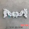 Flor de gesso francesa para canto Flor central de parede Flor de parede Fundo de parede Parede de sofá Parede de TV Flor em relevo Escultura de flor de canto Cabeça de porta europeia Flor