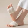 Meia Sapatilha Feminina Meia de Barco Verão Fina Algodão Puro Dedos Slip-on Pé Invisível Antiderrapante Meia Seção Flip-on Capa de Meia Chinelo