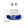 Jingdezhen Tanque de Peces Cerámico Pezera Pequeña de Escritorio Cerámica Redonda Pequeño Tanque de Peces Maceta de Nenúfar Pecera de Peces Dorados Tortuga Pintada a Mano