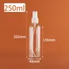 Atacado Frasco Spray de Álcool Transparente 30ml Frasco Recarregável 50ml Frasco com Spray de Pressão Garrafa Plástica PET