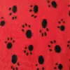 Manta de Forro Polar de Doble Cara para Mascotas Transfronteriza para Perros, Manta Caliente para Mascotas, Manta con Huellas de Patas de Gato y Perro, Colchoneta para Dormir, Esterilla para Mascotas