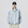 Chaqueta Retro Americana de Cuello Alto para Primavera y Otoño de 26 Años, Versátil e Informal, Ropa de Trabajo para Adolescentes, Marca de Moda, Holgada