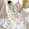 Otoño e Invierno Nuevo Espesado Clase a Terciopelo de Leche Terciopelo de Cordero Ins Estilo Lindo Manta para Sofá Se Puede Usar como Manta para Envío Transfronterizo