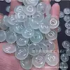 Pendente da Paz de Jade Birmanês Verde Claro Tipo Gelo Acessórios DIY Contas Soltas de Jade Grande Atacado