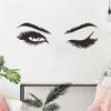 Van Gogh nuevo estilo pegatinas de pared belleza sexy ojos abiertos ojos cerrados hermosas pestañas pegatinas de letras de VINILO FX2039