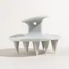 Peine de Masaje Capilar de Platino Cepillo para Champú del Cuero Cabelludo Tpr Imitación de Silicona Peine para Champú Cepillo de Goma Suave Peine Alisador