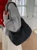 Bolso de Hombro de Mezclilla Lavada de Moda para Mujer 2026 Nuevo Bolso Tote Casual de Moda Bolso de Mano Versátil Bolso Dumpling
