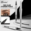 Nuevo producto transfronterizo: Lápiz de cejas de doble punta O'Qianya, impermeable, de larga duración, secado rápido, aspecto natural y a prueba de manchas para un efecto de cejas salvaje