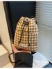 Bolso de Lana Transfronterizo para Mujer Otoño e Invierno 2024 Nuevo Casual Nicho Bolso Bandolera Popular Este Año Explosiones Bolso Cubo