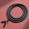 Cuentas de Buda de Sándalo Verde Argentino 108 Cuentas de Barril Material para Pulsera Madera de Jade Rosario con Aroma Patrón Liso Joyería Hecha a Mano para Hombre y Mujer