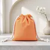 En Stock Bolsa de Cordón Lisa Bolsa para Almacenar Arroz Bolsa Desplegable para Almacenar Harina Bolsa para Empacar Joyería Auriculares Personalizable
