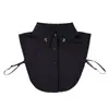 Cuello Falso de Lujo Ligero con Perlas para Mujer, Cuello Puntiagudo Decorativo Interno para Abrigo Suéter, Cuello Falso Versátil para el Trabajo