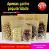 Saco auto-selante do saco da auto-selagem do papel de embalagem Yin e de Yang de HD no saco auto-estando do alimento do lazer do fruto seco da impressão conservada em estoque
