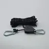Ajustador de roldana externo para fixação de barraca, roldana de elevação de metal, corda de vento refletiva, corda de cobertura espessa