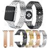 Adequado para apple watch padrão de escama de peixe de maçã pulseira de aço inoxidável iWatch corrente de liga de zinco pulseira de aço